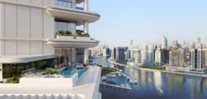 VELA Dorchester Collection by Omniyat waterfront residence with private pool terrace and Dubai Water Canal marina views in Dubai - Presented by Tohid Fetrat