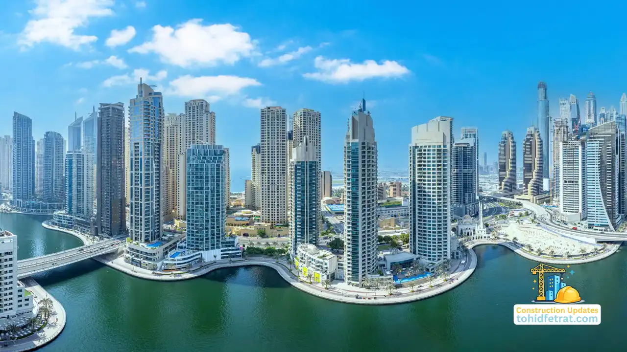 Luxury waterfront skyline and marina towers featured in Why Dubai Marina Construction Updates Matter for Dubai Property Investors Presented by Tohid Fetrat