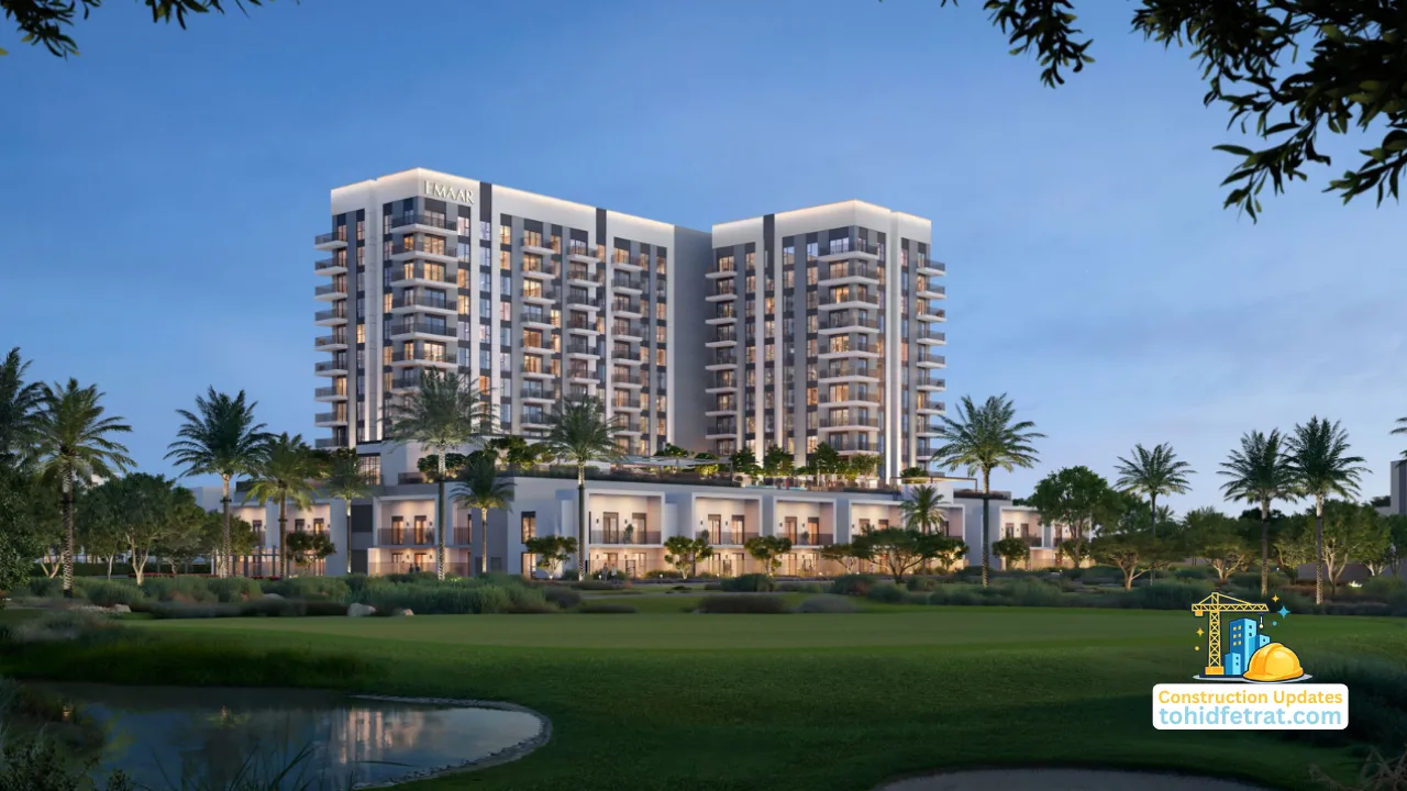 Golf Fields at Emaar South by Emaar Properties featured on the Construction Updates page tracking project development progress in Dubai - Presented by Tohid Fetrat