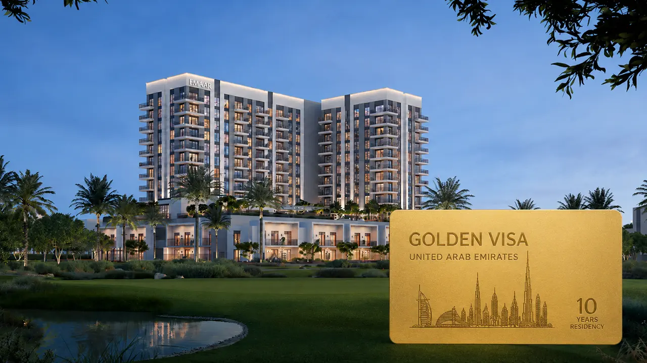 Golf Fields at Emaar South by Emaar Properties and UAE Golden Visa eligibility for property investors in Dubai - Presented by Tohid Fetrat