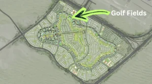 Golf Fields at Emaar South by Emaar Properties location within the Emaar South master community and golf course district in Dubai - Presented by Tohid Fetrat