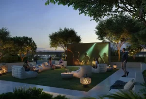 Lyvia by Palace at Dubai Creek Harbour by Emaar Properties outdoor cinema and community entertainment space in Dubai - Presented by Tohid Fetrat