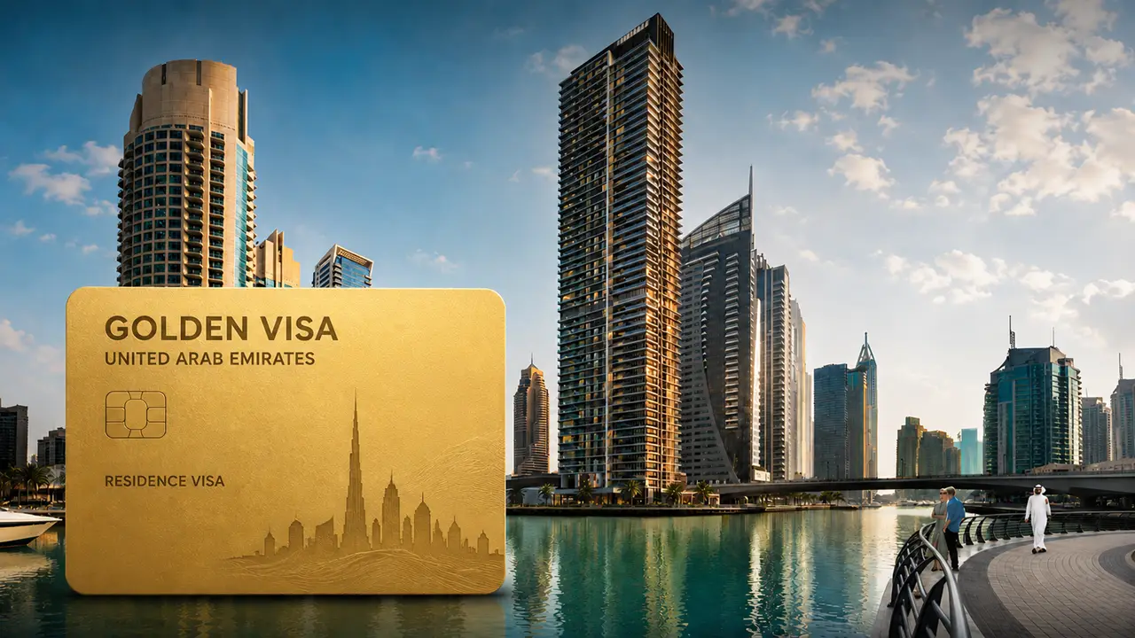 Golden Visa residency opportunity at Marina Shores featuring luxury waterfront living in Dubai Marina, Presented by Tohid Fetrat