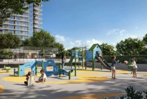 Montiva by VIDA at Dubai Creek Harbour by Emaar children's playground with outdoor recreational facilities in Dubai - Presented by Tohid Fetrat