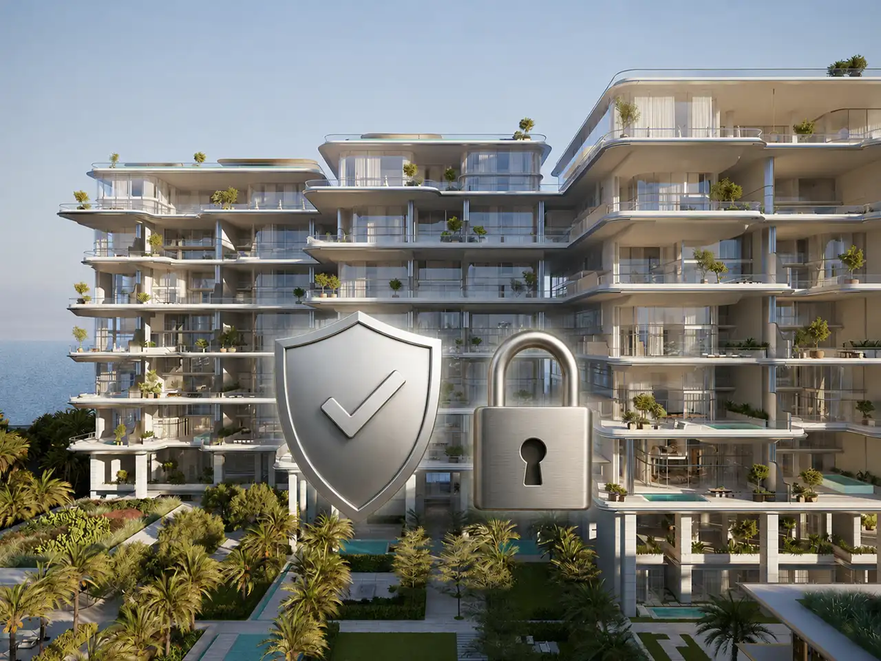 ORLA, Dorchester Collection escrow account security in Dubai, highlighting protected buyer funds, regulated payment structures, secure off-plan transactions, RERA compliance, and investment protection for Palm Jumeirah property buyers. Presented by Tohid Fetrat