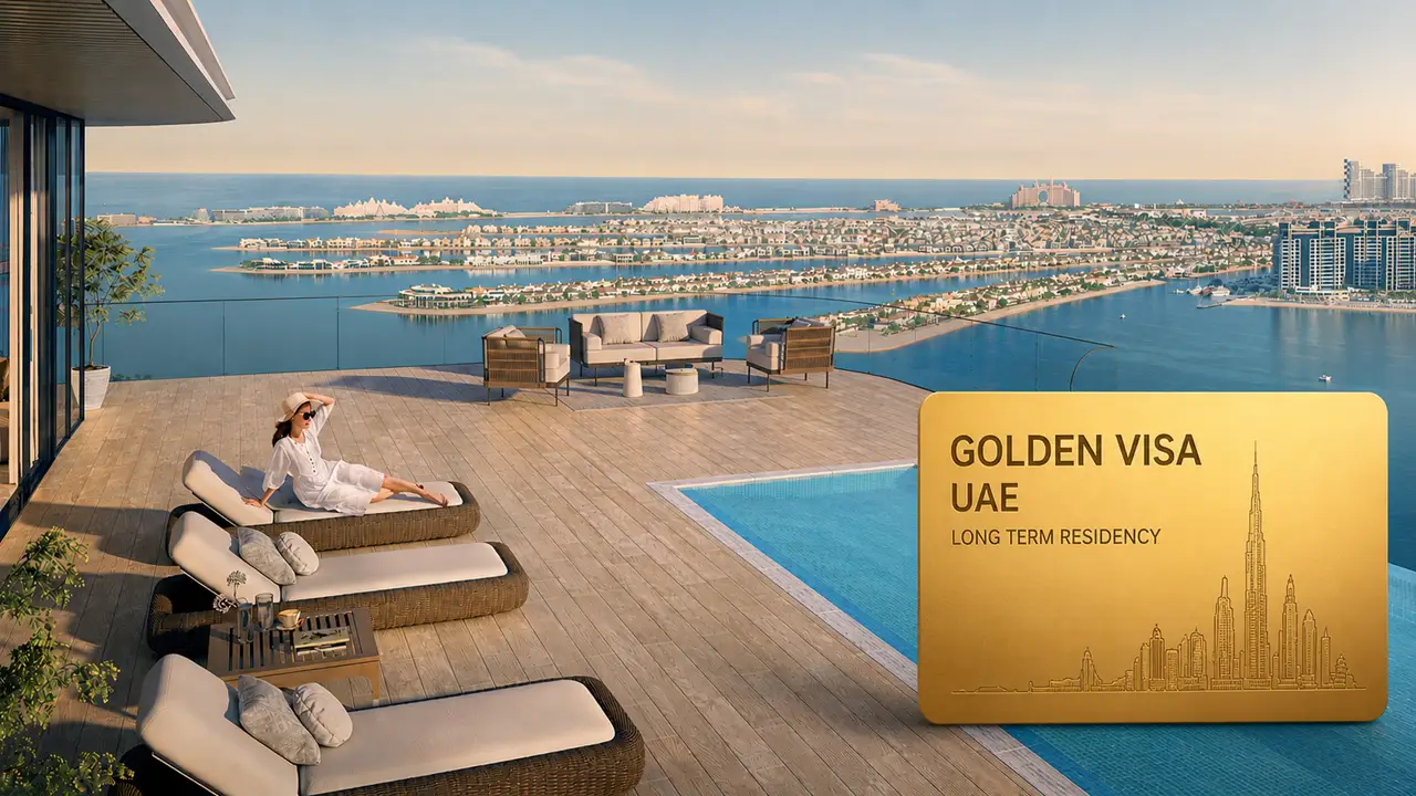 Palace by the Beach at Emaar Beachfront by Emaar luxury beachfront property with UAE Golden Visa card in Dubai Presented by Tohid Fetrat