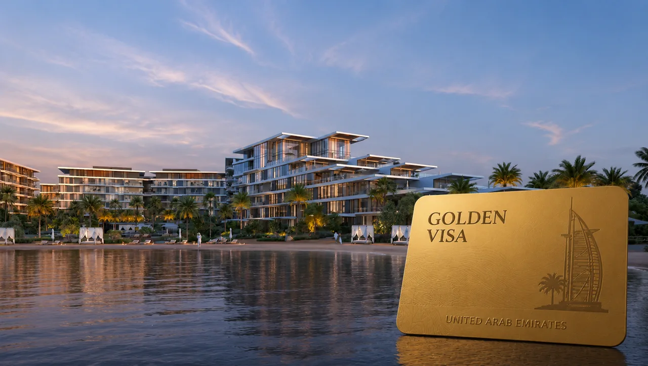 Palm Central Frond M Golden Visa featuring luxury waterfront residences and UAE Golden Visa benefits at Palm Jebel Ali Dubai Presented by Tohid Fetrat