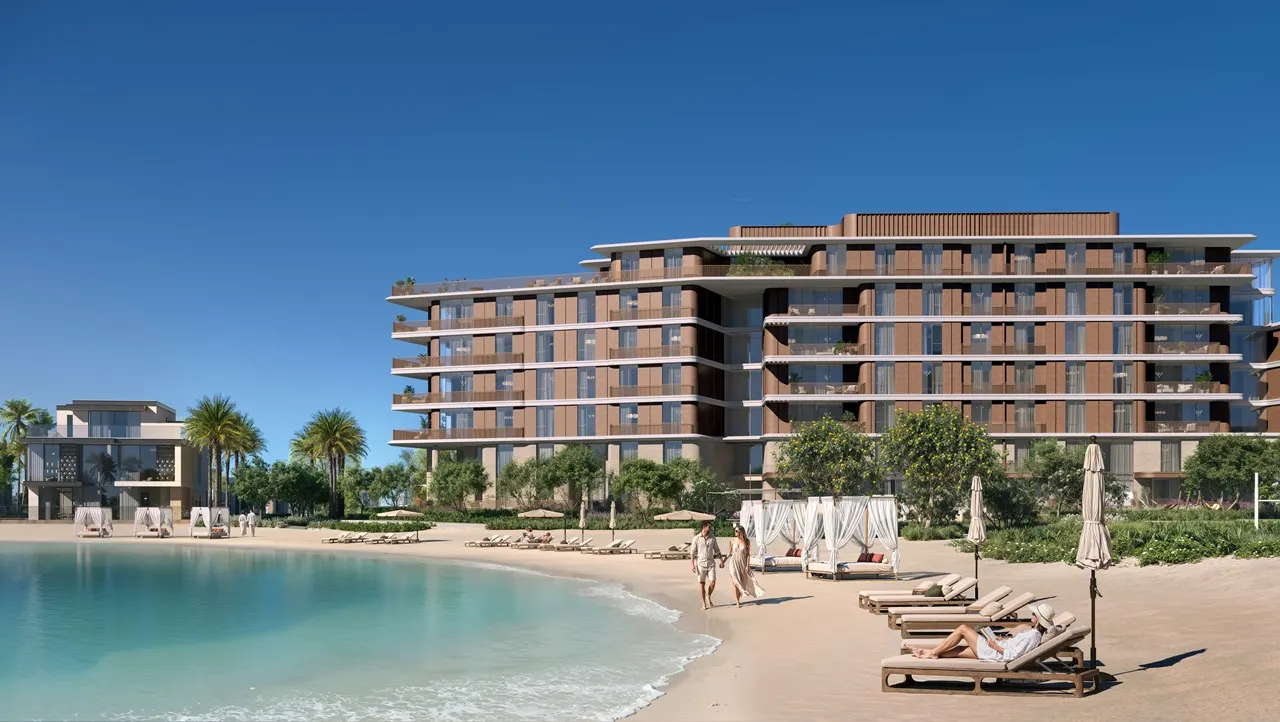 Palm Central Frond N Residences at Palm Jebel Ali by Nakheel private beachfront residences with sandy shoreline, waterfront leisure spaces and contemporary architecture in Dubai - Presented by Tohid Fetrat