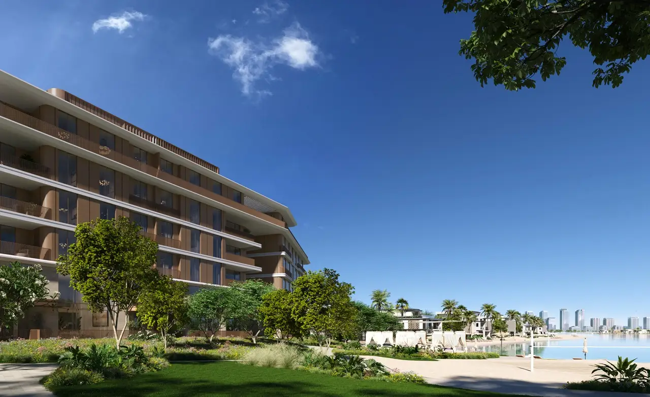 Palm Central Frond N Residences at Palm Jebel Ali by Nakheel waterfront residences surrounded by landscaped gardens, private beach amenities and lagoon views in Dubai - Presented by Tohid Fetrat