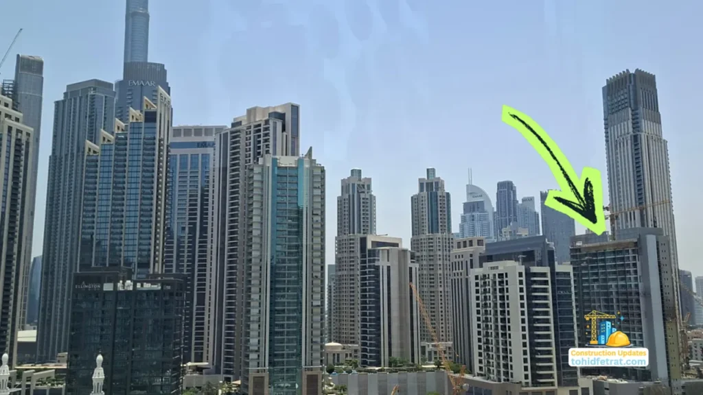 ROVE Home Downtown Dubai Construction Updates showing the tower under construction on 29 June 2026 in Downtown Dubai Captured by Tohid Fetrat