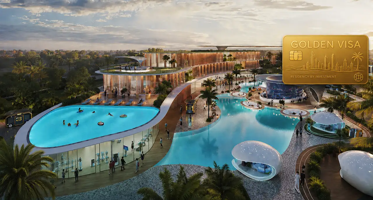 Golden Visa investment residency opportunity at Tahiti at DAMAC Islands 2 featuring luxury waterfront lifestyle amenities, Presented by Tohid Fetrat