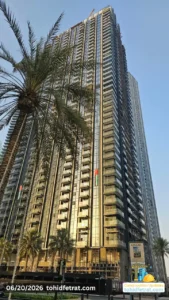 The St. Regis Residences Downtown Dubai façade progress and tower construction works on 20 June 2026 Captured by Tohid Fetrat