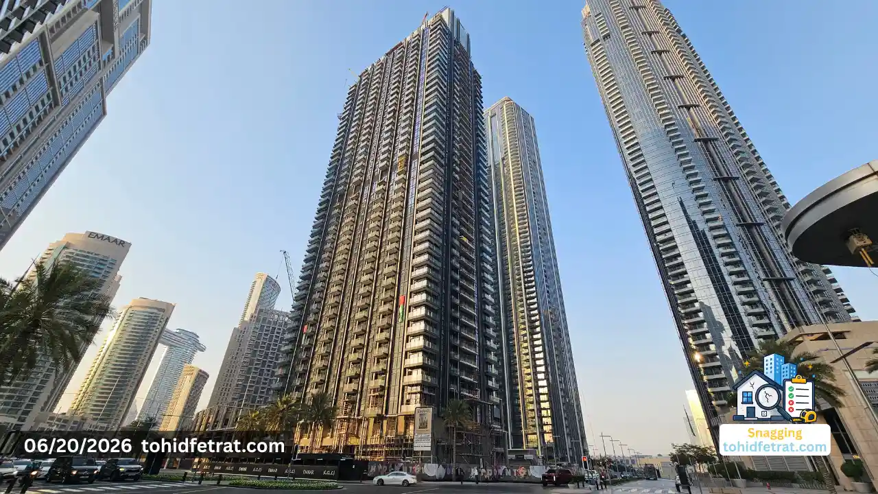 The St. Regis Residences Why Snagging Matters at This Stage showing the residential tower on 20 June 2026 in Downtown Dubai Captured by Tohid Fetrat