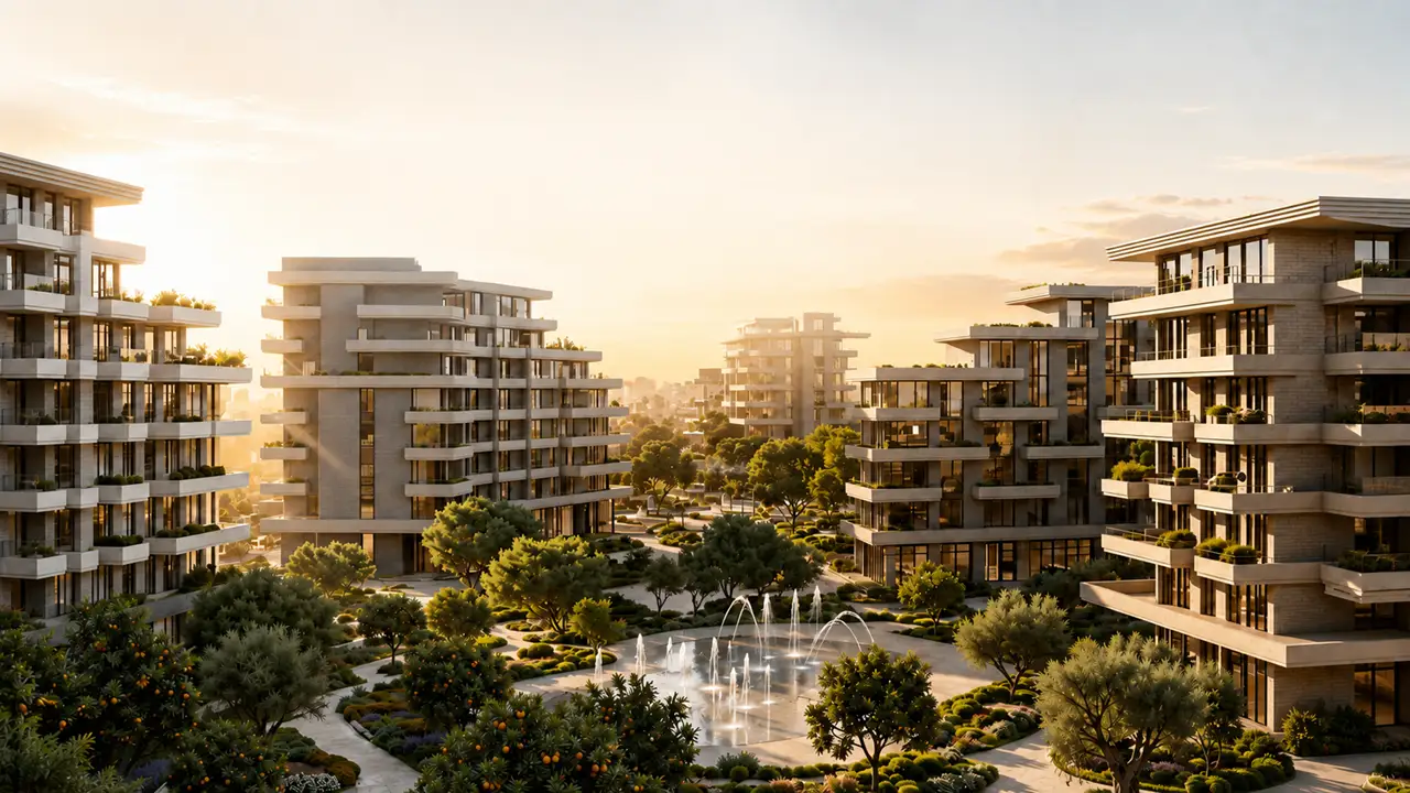 The Yards Properties for Sale by Beyond Developments featuring contemporary residences, landscaped gardens, water features, pedestrian-friendly spaces, and premium community living within The Yards master development in Dubai. Presented by Tohid Fetrat