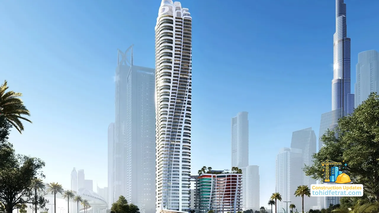 Volta by DAMAC in Downtown Dubai construction update image showing the latest project development status in Dubai - Presented by Tohid Fetrat