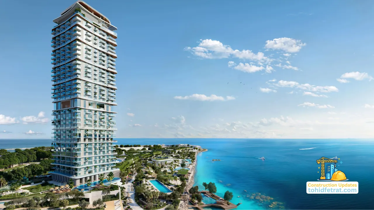 Why Beyond Construction Updates Matter for Property Buyers featuring a waterfront residential tower, coastal amenities, and Gulf views Presented by Tohid Fetrat