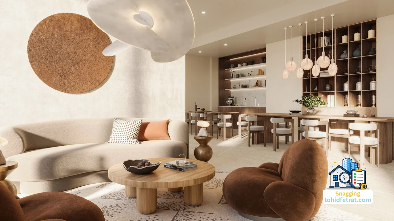 Why an Independent Inspection Protects Creek Waters 2 Buyers, Creek Waters 2 at Dubai Creek Harbour by Emaar residents lounge and social space before handover inspection in Dubai - Presented by Tohid Fetrat