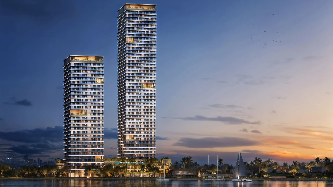 Dubai Maritime City Properties for Sale featuring modern waterfront towers elegant architecture and premium coastal living in Dubai Presented by Tohid Fetrat
