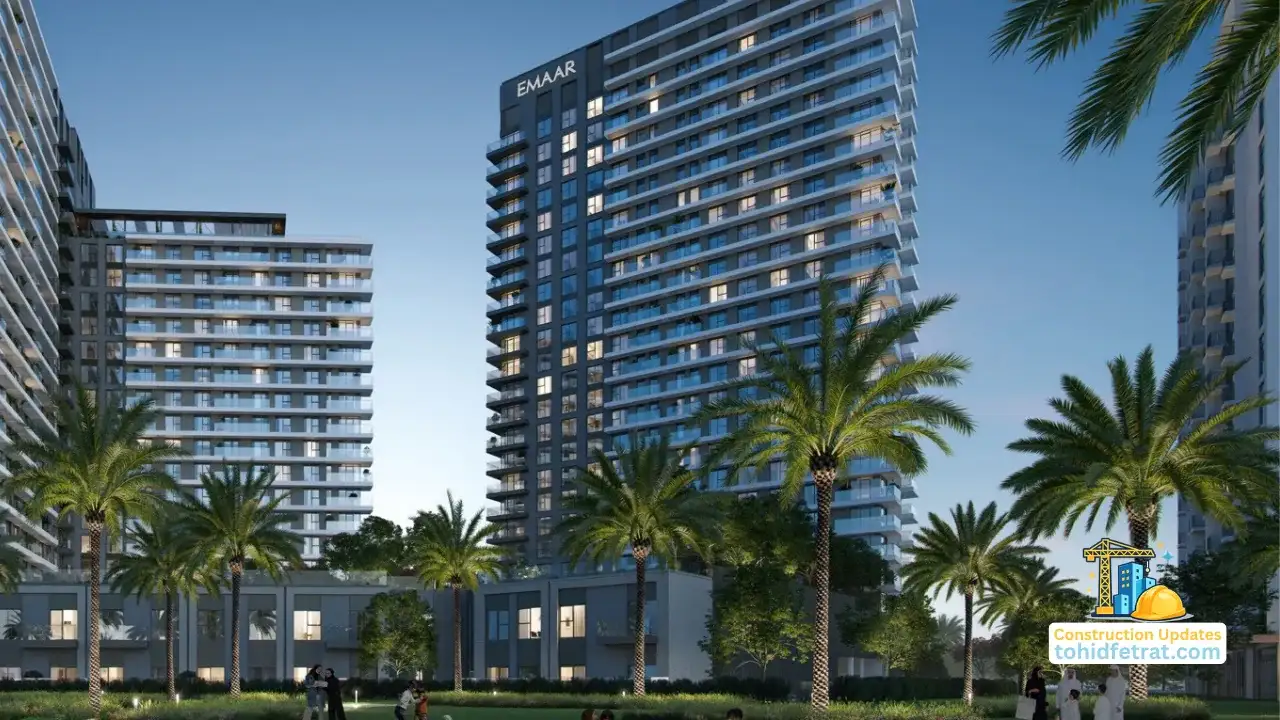 Greenside Residence by Emaar in Dubai Hills Estate construction update June 2026 showing the residential development progress in Dubai - Presented by Tohid Fetrat