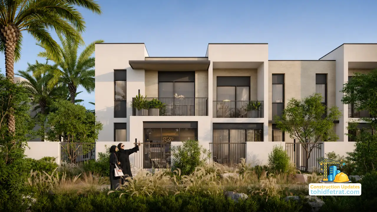 May at Arabian Ranches 3 by Emaar showcasing the townhouse community featured on the Construction Updates page in Dubai - Presented by Tohid Fetrat