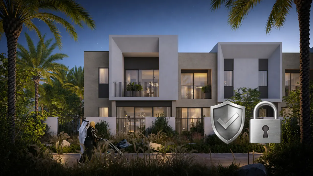May at Arabian Ranches 3 by Emaar highlighting the Dubai escrow account system protecting off-plan property buyer payments - Presented by Tohid Fetrat