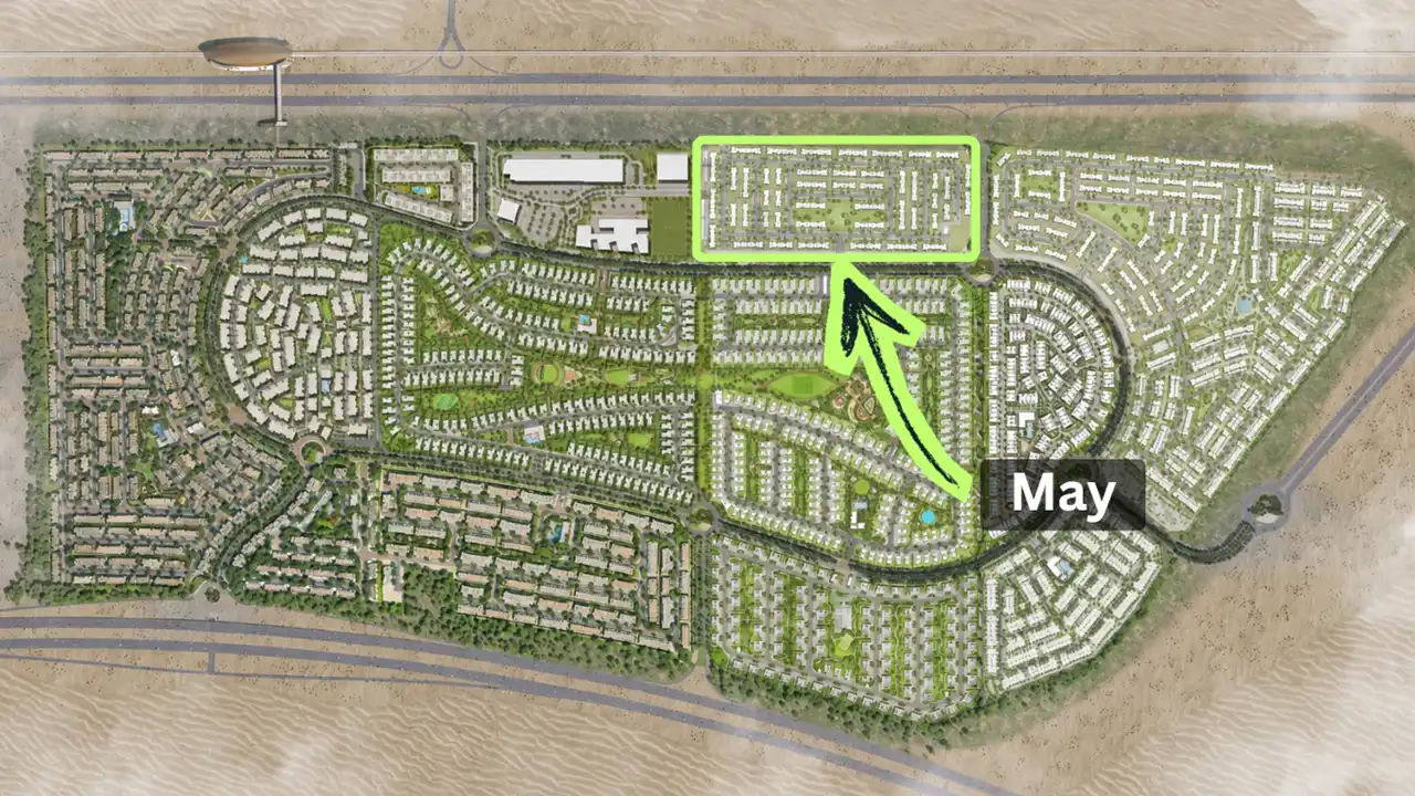 May at Arabian Ranches 3 by Emaar Properties location within the Arabian Ranches 3 master community map in Dubai Presented by Tohid Fetrat