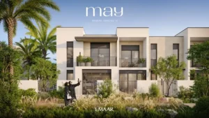 May at Arabian Ranches 3 by Emaar Properties contemporary townhouse with landscaped private garden and modern façade in Dubai Presented by Tohid Fetrat
