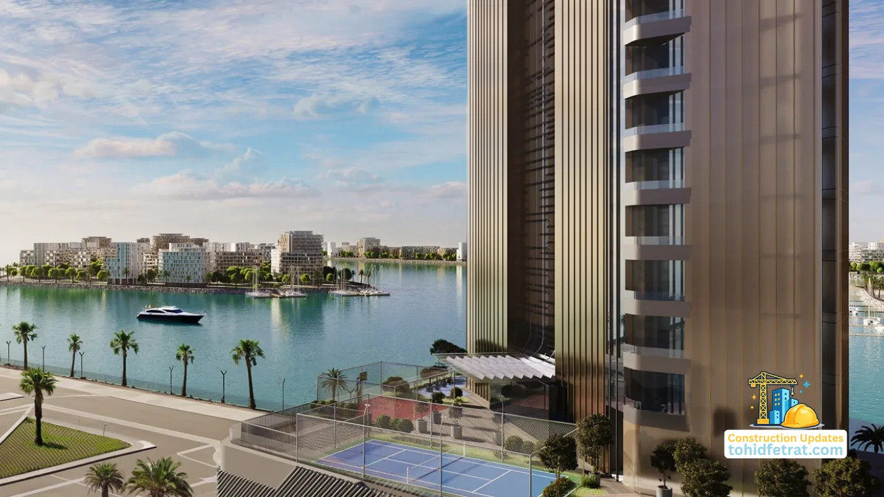 Nautica Two by Select Group in Dubai Maritime City construction updates December 2025 featuring the waterfront residential tower overlooking the Gulf in Dubai Presented by Tohid Fetrat
