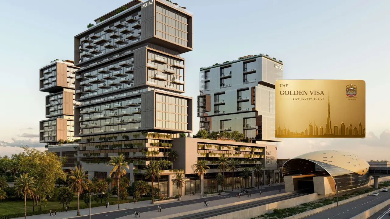 RAW District by Imtiaz highlighting UAE Golden Visa eligibility for qualifying Dubai property investors - Presented by Tohid Fetrat
