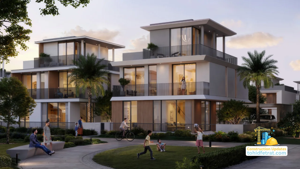 Selvara 3 at Grand Polo Club & Resort by Emaar Properties luxury villas representing construction updates in Dubai Presented by Tohid Fetrat