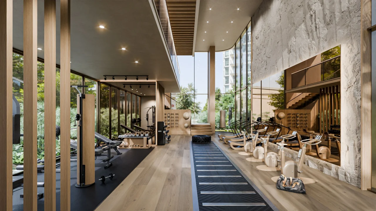 Talea by Beyond in Dubai Maritime City lounge interior with sculptural seating and soft furnishings in Dubai - Presented by Tohid Fetrat