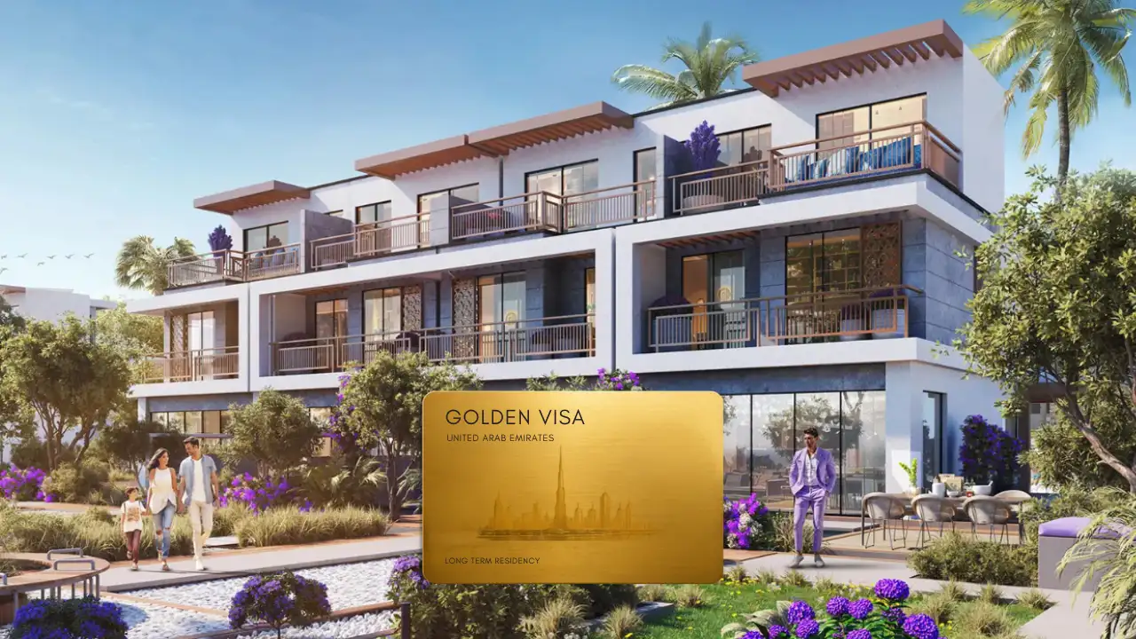 Violet at DAMAC Hills 2 by DAMAC Properties Golden Visa eligibility for townhouse buyers in Dubai Presented by Tohid Fetrat